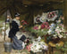 A florist preparing her bouquets - Victor Gabriel Gilbert — artwork view