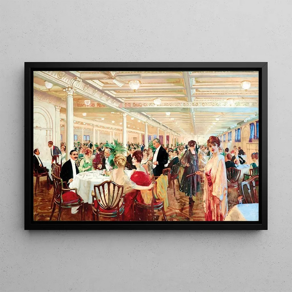 An Evening - Victor Gabriel Gilbert — framed artwork on a wall