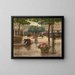La Place du Théâtre Français - Victor Gabriel Gilbert — framed artwork on a wall