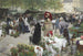 The Flower Market - Victor Gabriel Gilbert — artwork view