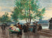 Marchands au bord de la Seine, Paris - Victor Gabriel Gilbert — artwork view