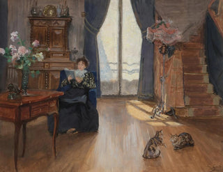 Morning Light Painting - Victor Gabriel Gilbert — artwork view