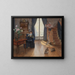 Morning Light Painting - Victor Gabriel Gilbert — framed artwork on a wall