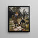 L'arrivée des bateaux de pêche - Victor Gabriel Gilbert — framed artwork on a wall