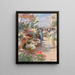 The flower market - Victor Gabriel Gilbert — framed artwork on a wall