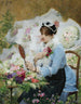 The flower seller - Victor Gabriel Gilbert — artwork view