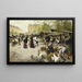 The Lower Market Paris - Victor Gabriel Gilbert — framed artwork on a wall