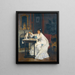 A Meal for Two - Victor Gabriel Gilbert — framed artwork on a wall