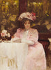 Lady in a Café - Victor Guerrier — artwork view