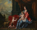 Portrait of a lady under the features of the Madonna with a child beside her, the young Saint John the Baptist - Victor Honoré Janssens — artwork view