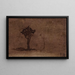 Trees - Victor Hugo — framed artwork on a wall