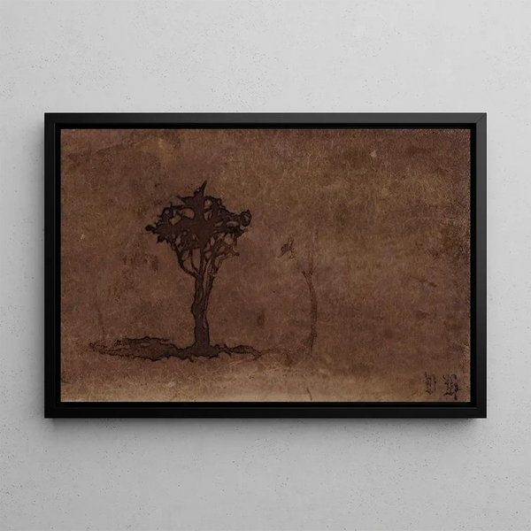 Trees - Victor Hugo — framed artwork on a wall