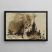 Bourg aux constructions d'étages - Victor Hugo — framed artwork on a wall