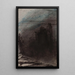Château et sapins - Victor Hugo — framed artwork on a wall