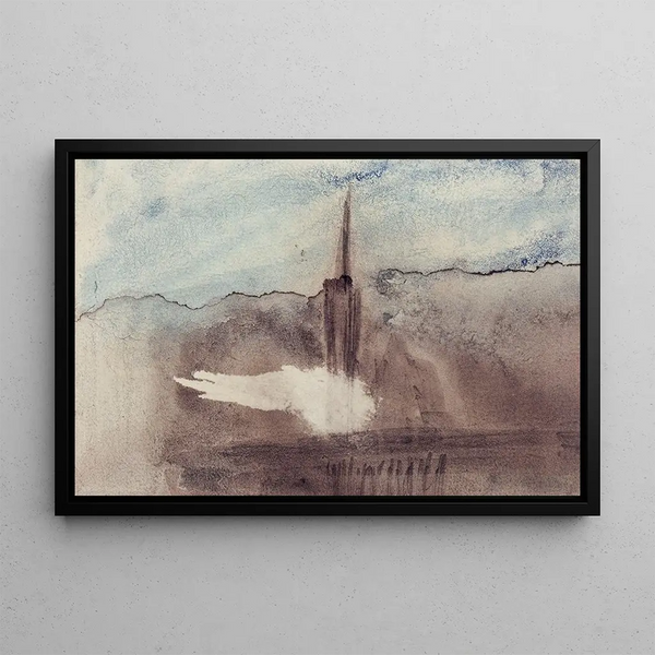 Bell Tower - Victor Hugo — framed artwork on a wall