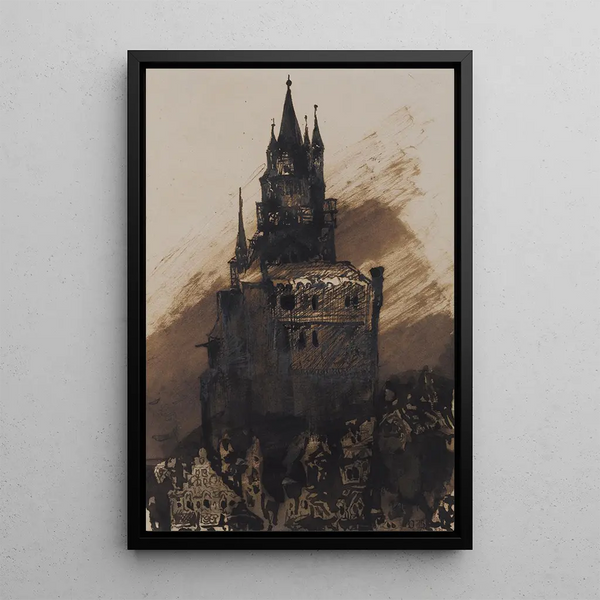Cologne - Victor Hugo — framed artwork on a wall