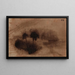 Two Trees in the Islet - Victor Hugo — framed artwork on a wall