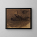 Broken but undefeated - Victor Hugo — framed artwork on a wall
