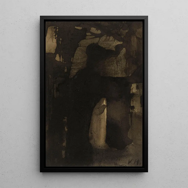 La Bouche d'ombre - Victor Hugo — framed artwork on a wall