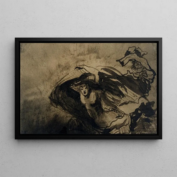 La Nuit - Victor Hugo — framed artwork on a wall
