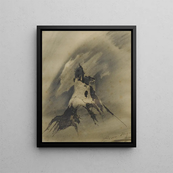 Le Burg - Victor Hugo — framed artwork on a wall
