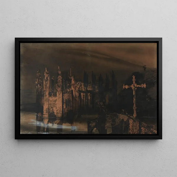 Le Burg la Croix - Victor Hugo — framed artwork on a wall