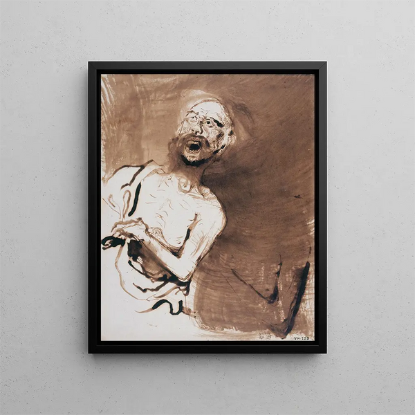 The Fool - Victor Hugo — framed artwork on a wall