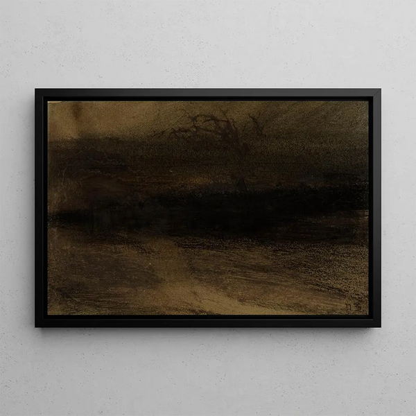 The Evening - Victor Hugo — framed artwork on a wall