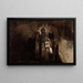 The burg dans l'orage - Victor Hugo — framed artwork on a wall
