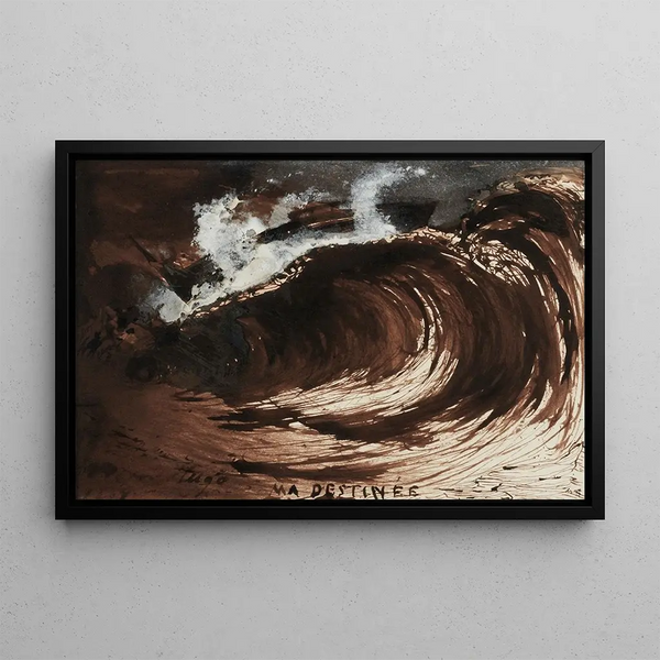 My Destiny - Victor Hugo — framed artwork on a wall