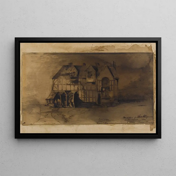 House of Shakespeare, Stratford-upon-Avon - Victor Hugo — framed artwork on a wall