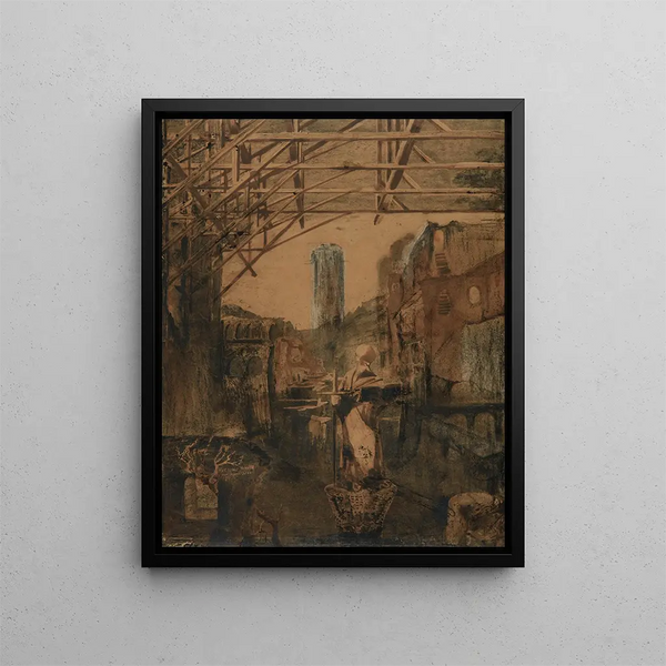 No book warns, no sword saves - Victor Hugo — framed artwork on a wall
