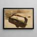 Full Moon Painting - Victor Hugo — framed artwork on a wall