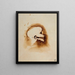 Untitled Painting - Victor Hugo — framed artwork on a wall