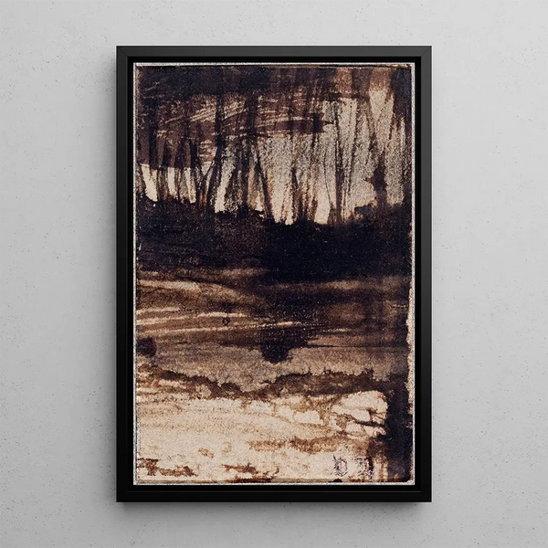 Forest Understory - Victor Hugo — framed artwork on a wall