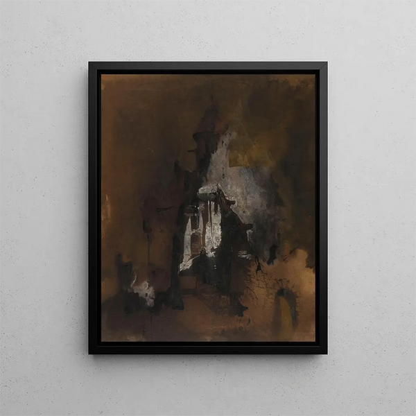 Souvenir de Normandie - Victor Hugo — framed artwork on a wall