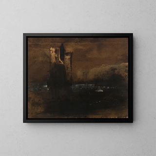 Souvenir du Neckar - Victor Hugo — framed artwork on a wall