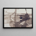Tache ou Composition abstraite - Victor Hugo — framed artwork on a wall