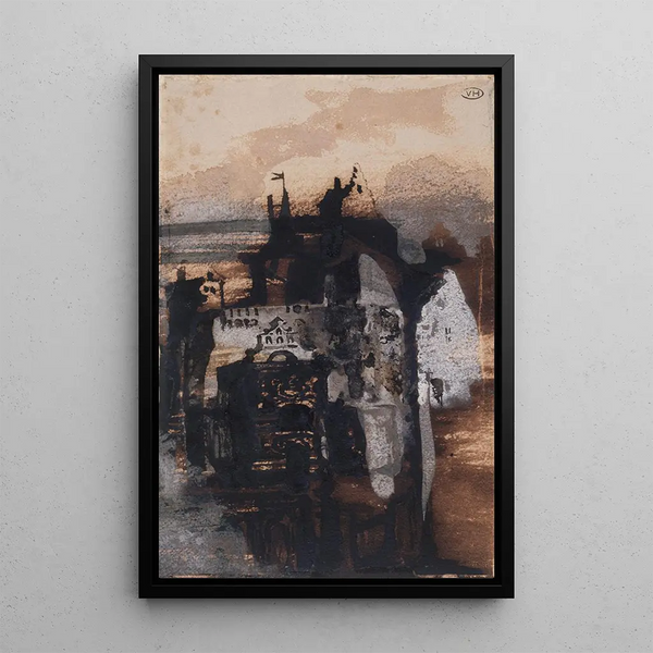 A Renaissance Castle - Victor Hugo — framed artwork on a wall