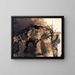 Old bridge - Victor Hugo — framed artwork on a wall