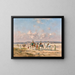 A caravan crossing the desert - Victor Huguet — framed artwork on a wall