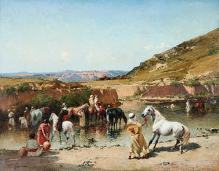 Au Wadi - Victor Huguet — artwork view