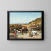Au Wadi - Victor Huguet — framed artwork on a wall