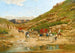 Caravan in the Desert - Victor Huguet — artwork view