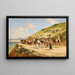 Cavaliers sur un chemin - Victor Huguet — framed artwork on a wall
