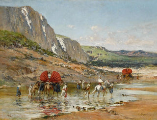 Traversée du Wadi - Victor Huguet — artwork view
