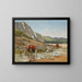 Traversée du Wadi - Victor Huguet — framed artwork on a wall