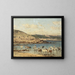drinking horses - Victor Huguet — framed artwork on a wall