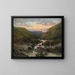 Ravin près de Biskra - Victor Huguet — framed artwork on a wall