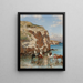 Repos à l'oasis - Victor Huguet — framed artwork on a wall